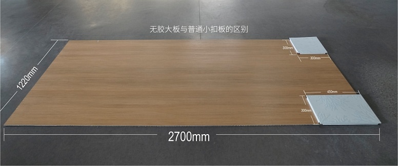 大(dà)闆與普通(tōng)小(xiǎo)扣闆的(de)對(duì)比